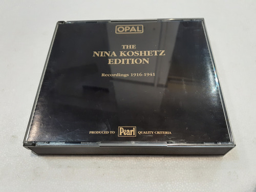 The Nina Koshetz Edition (1916-1941) - 2cd 1993 Europa Nm