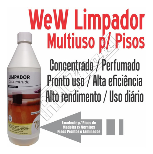 Detergente Limpador Pisos | Madeira Taco Laminado Vinílico