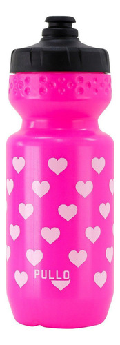 Garrafa Pullo My Heart Rosa 600ml
