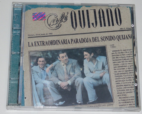 Quijano La Extraña Paradoja Del Sonido Cd Original