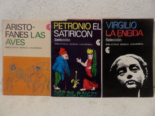 Lote X9, Virgilio/ Petronio/ Horacio/ Jarry/ Alarcon,1971 (Usado)