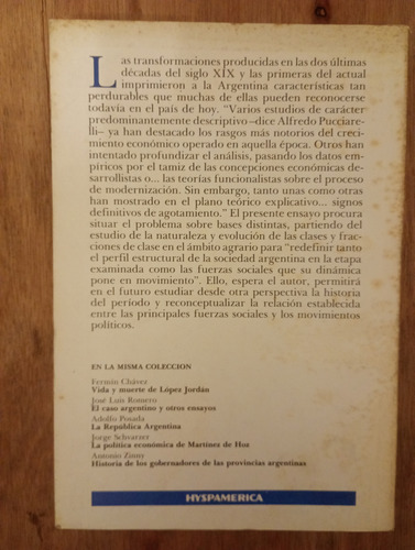El Capitalismo Agrario Pampeano 1880-1930 - Alfredo R. Pucci (Usado)