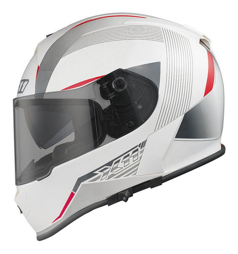 Capacete Moto X11 Revo Integral Com Lente Interna Fechado Cor Branco Tamanho do capacete 60