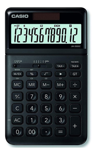Calculadora Casio Jw 200sc Negro