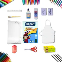 Comprar Kit Papelaria Escolar Pré Escola Ao 5 Ano Com Caderno Estojo