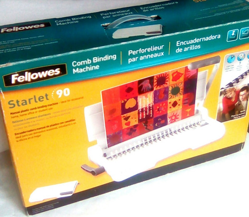Encuadernadora De Anillos Plásticos Fellowes Mod. Starlet 90