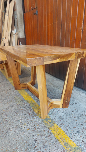 Base De Mesa Madera Maciza 80cmx160cm Guayubira - Petiribi