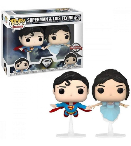Funko Pop! Movies Superman & Lois Flying Pack X 2 Original