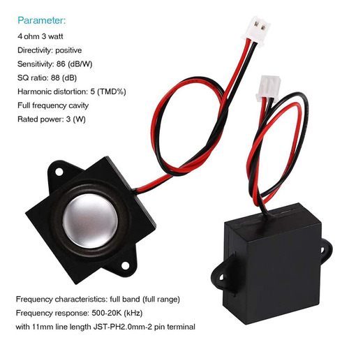 2 Altavoces De 4 Ohmios Y 3 Vatios Para Un Mini Sp Rduino De