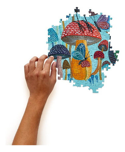 Rompecabezas Werkshoppe Mushroom Garden, 500 Piezas