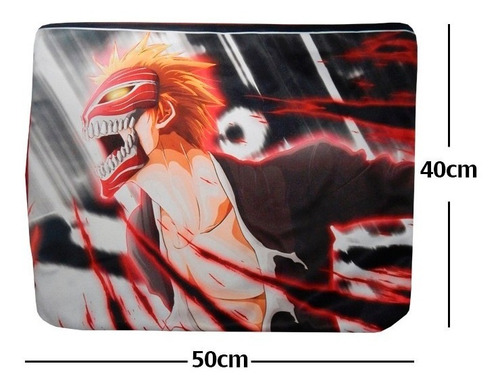 Imagen 2 de 2 de Funda De Almohada Bleach Ichigo Hollow De Excelente Calidad
