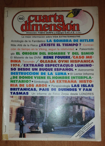 Revista Cuarta Dimensión N°40 Fabio Zerpa