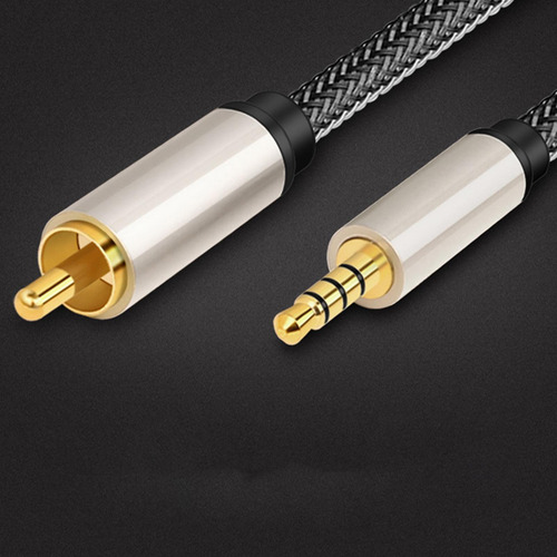 2 Y Video Rca A Adaptador De Entrada De 3,5 Coaxial