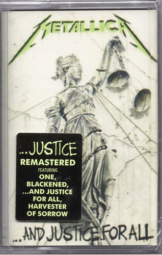 Metallica And Justice For All Cassette Nuevo Musicovinyl