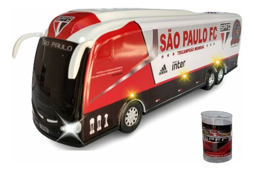 Miniaturas Ônibus São Paulo Som Bluetooth Luzes Foto - Nome