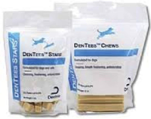 Dermapet Dentees Stars Dentacétic Pet Dulces Para Mascotas