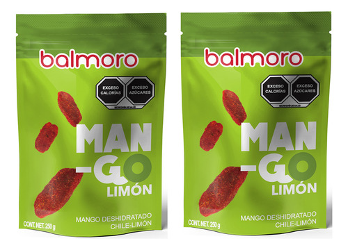 Mango Deshidratado Enchilado Chile Limón 2-pack 250gr Kosher