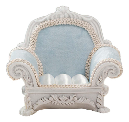 Mini Joyero En Miniatura Para Sofá De Casa De Azul Claro