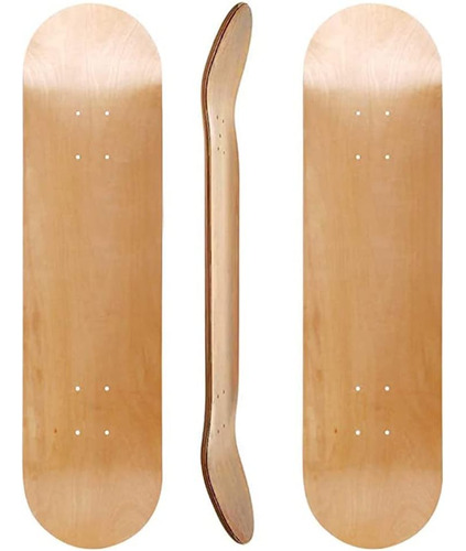 Myoyay 2 Paquetes De Tablas De Patineta En Blanco Naturales.