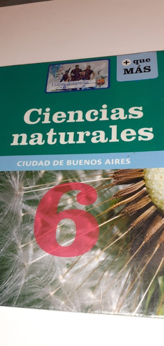 Libro De Ciencias Naturales 6 Ciudad De Buenos Aire  Usado