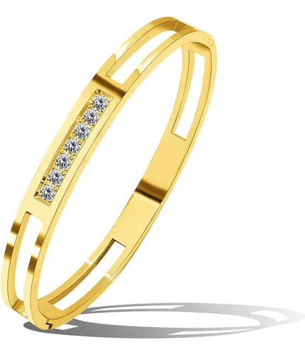 Brazalete De Acero Inoxidable Chapado En Y Plata Para ...