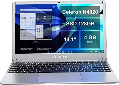 Laptop Ricilar K124 14'' Intel Celeron N4020 4gb 128gb