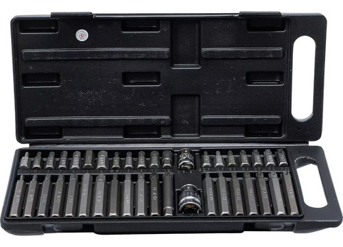 Kit De 40 Puntas Combinadas Spline Torx Hexagonales Bgs Diy