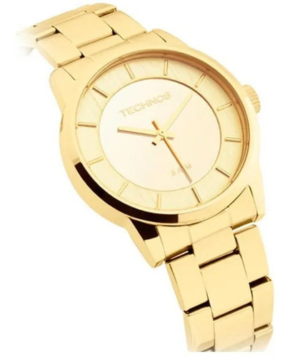 Relógio Technos Trend Feminino Dourado Espelhado 2035lqa/4d