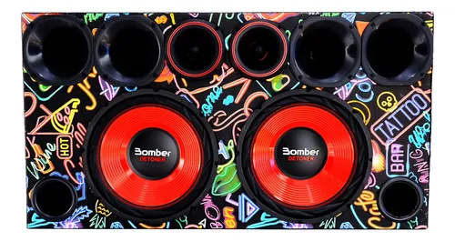 Caixa Som Automotivo Sub 12 Bomber Detoner 4 Corneta 2 Twe