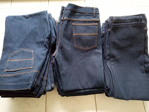 Imagen 8 de 8 de Jeans Tres Costuras Azul Oscuro Dama Y Caballero