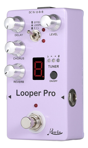 Miniguitarra Effect Maker Looper Guitar Rowin