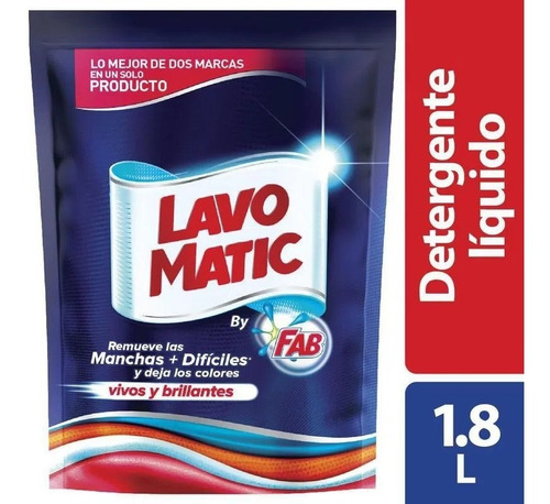 Detergente Lavomatic 1800 Ml - L a $39490