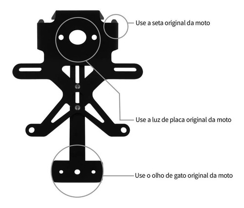 Imagem 6 de 8 de Eliminador De Rabeta Fazer 250 2018 2019 2020 Fz25