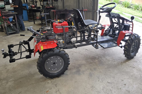 Microtrator 4 Rodas Com Volante De Direção - Diesel Aro 12