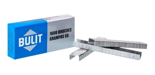 Imagen 3 de 5 de Broches - Grampas Bulit Standard S6 6mm Por 1.000 Unidades