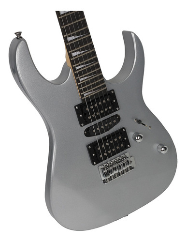 39 Inch Guitarras Baratas Kit De Guitarra Eléctrica Acustica Color Plateado Material Del Diapasón Maple Orientación De La Mano Diestro