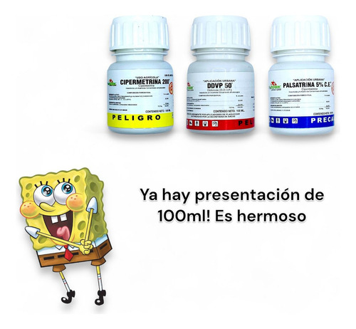Combo Insecticida Ddvp 250ml + Cipermetrina 250 Ml
