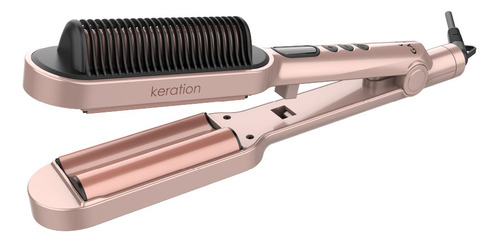 Rizador Pelo Gama Waver Brush 2en1 Ondula Alisa Digital 16mm