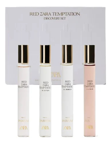 Discovery Set Red Temptation X4 Roll On 10ml C/u Zara