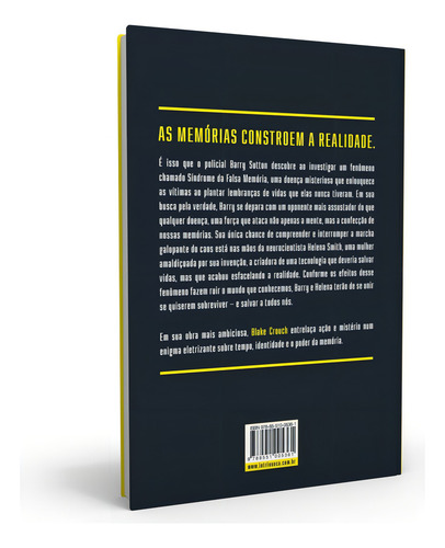 Recursão, de Crouch, Blake. Editorial Editora Intrínseca Ltda., capa dura em português, 2020
