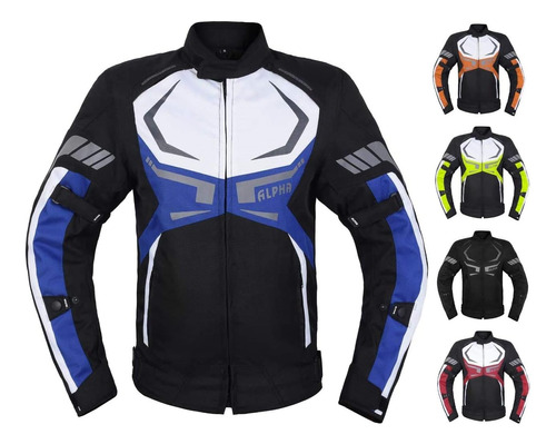 Chaquetas Para Protección Alpha Cycle Gear, Medio, Azul