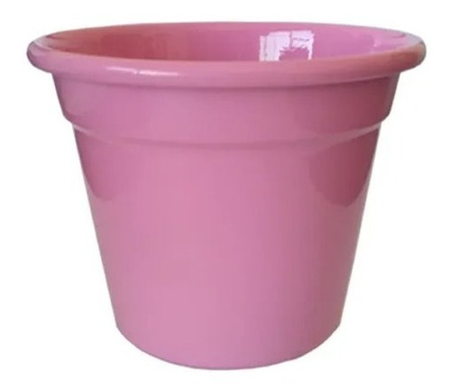 Imagem 1 de 1 de Vaso Cachepot Aluminio - Rosa