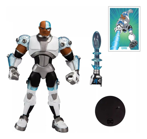 Figura De Accion Cyborg Dc Teen Titans Mcfarlane Toys