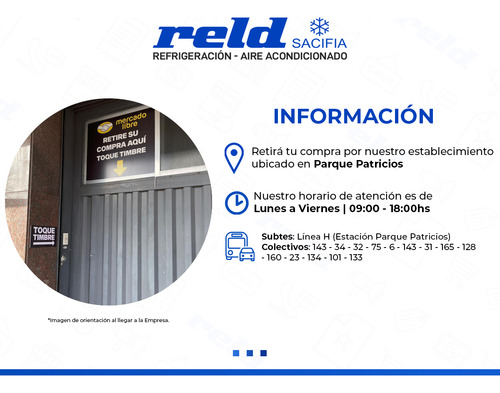 Compresor Heladera Comercial 1 1/4hp R22 R404 Cubigel Ms26tb