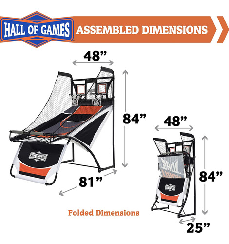 Juego De Baloncesto Arcade 2 Jugadores Con Puntuación