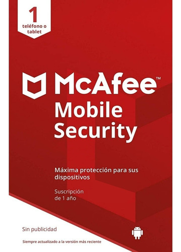 Imagen 1 de 3 de Mcafee® Mobile Security 1 Android® 1 Año