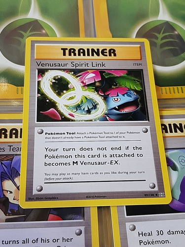 Venusaur Spirit Link 89/108,original De Pokemon Tcg,2016