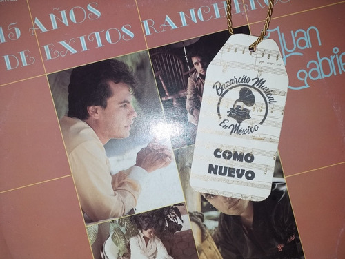 Juan Gabriel Lp Vinil 15 Años De Éxitos Rancheros Como Nuevo