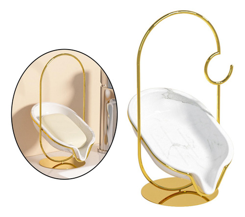 Soporte Para Jabonera Con Drenaje Automático Estante De