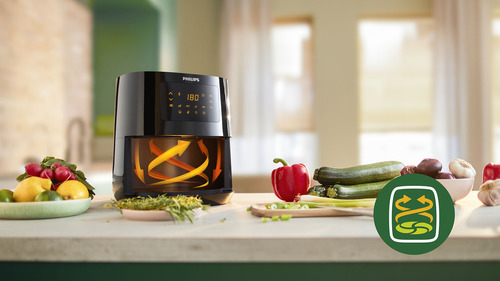 Freidora De Aire Philips Con Tecnologia Rapid Air 4.1l Negro